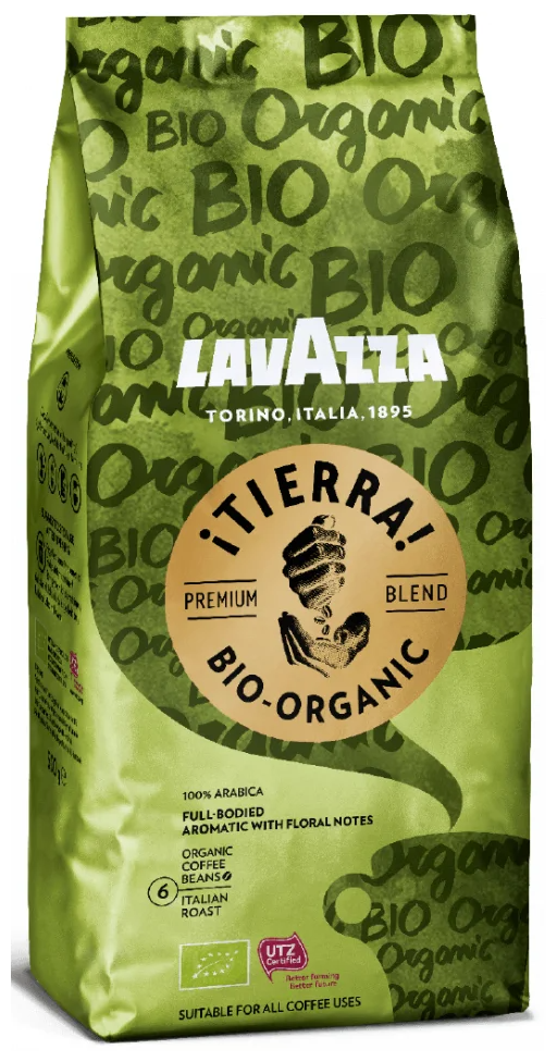 Lavazza Tiera Bio Organic for Planet 1000 грамм кофе в зернах пакет арабика 100% (0974) - фотография № 5