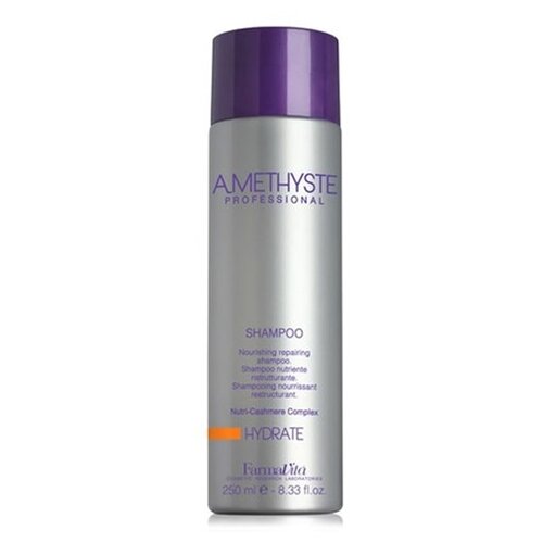 FarmaVita шампунь Amethyste Hydrate, 250 мл farmavita amethyste hydrate лосьон люминесцирующий для сухих и поврежденных волос 8 мл 12 шт ампулы