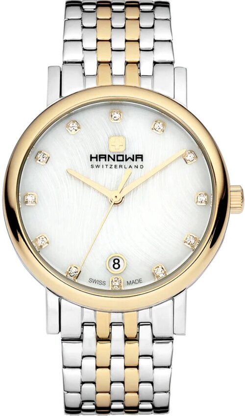 Наручные часы HANOWA, белый, серебряный