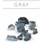 Стеклянная крошка Premium Gray, 500г - изображение
