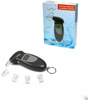 Алкотестер, ЖК-экран, Алкотестер персональный Digital Breath Alcohol Tester