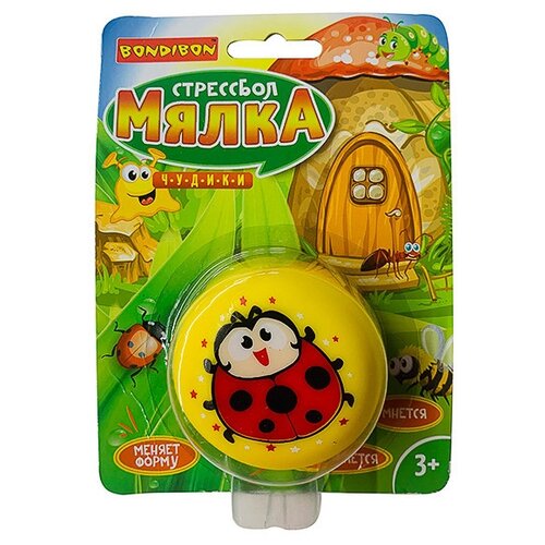 Чудики BONDIBON Стрессбол «мялка», божья коровка (ВВ3576)