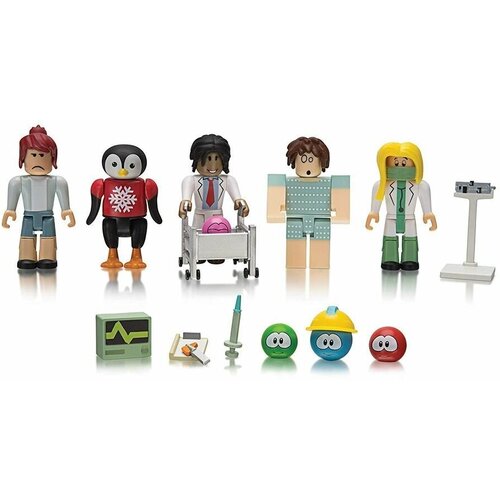 Игровые наборы и фигурки: Набор фигурок Роблокс Больница МипСити - Roblox Meep Hospital, Jazwares игровые наборы и фигурки фигурка фортнайт биф босс легенд beef boss fortnite jazwares