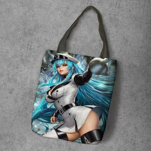 фото Сумка шоппер anime dakimakura, фактура рельефная, мультиколор
