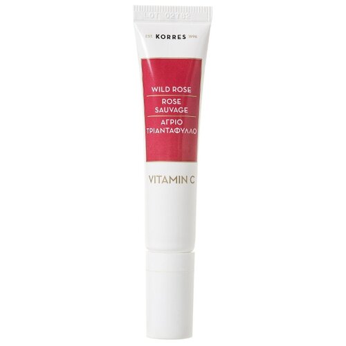 фото Korres крем для кожи вокруг глаз wild rose brightening first wrinkles & dark circles eye cream 15 мл