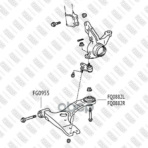 Рычаг подвески Fixar FQ0882R