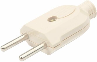 Электрическая сетевая евровилка прямая Proconnect для розетки / вилка для сети / кабель питания с заземлением