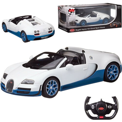 Машина р у 1:14 Bugatti Grand Sport Vitesse, цвет белый 70400W радиоуправляемые игрушки rastar машина радиоуправляемая 1 18 bugatti veyron grand sport vitesse