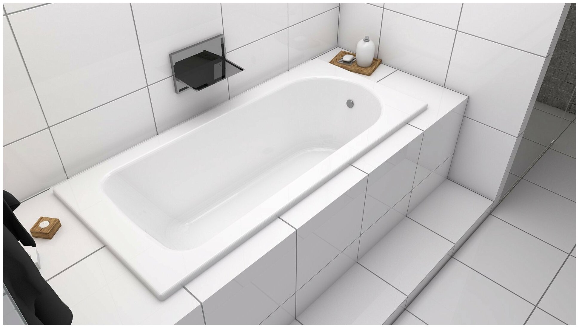 Saniform Plus 111700013001 Ванна прямоугольная 160х70 см (сталь, белый, покрытие easy clean) Kaldewei - фото №16