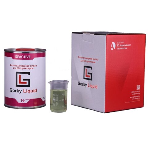 Фотополимерная смола Gorky Liquid Reactive полупрозрачная 1кг