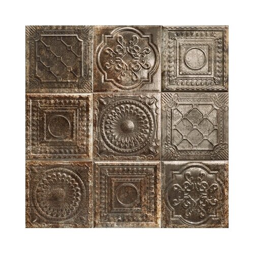 Плитка настенная Mainzu Tin-Tile Rusty Nero 20х20 см (78797321) (1 м2)