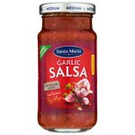 Соус Santa Maria сальса Garlic Salsa умеренно острый, 230 г - изображение