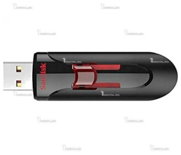 Накопитель SanDisk 256GB CZ600 Cruzer Glide черный USB3.0 Flash Drive (SDCZ600-256G-G35)