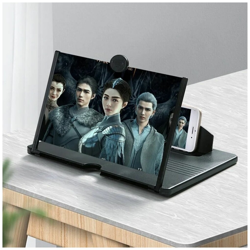 Лупа для телефона 3D подставка с увеличителем дляартфона увеличитель для экрана экранная лупа видеоувеличитель