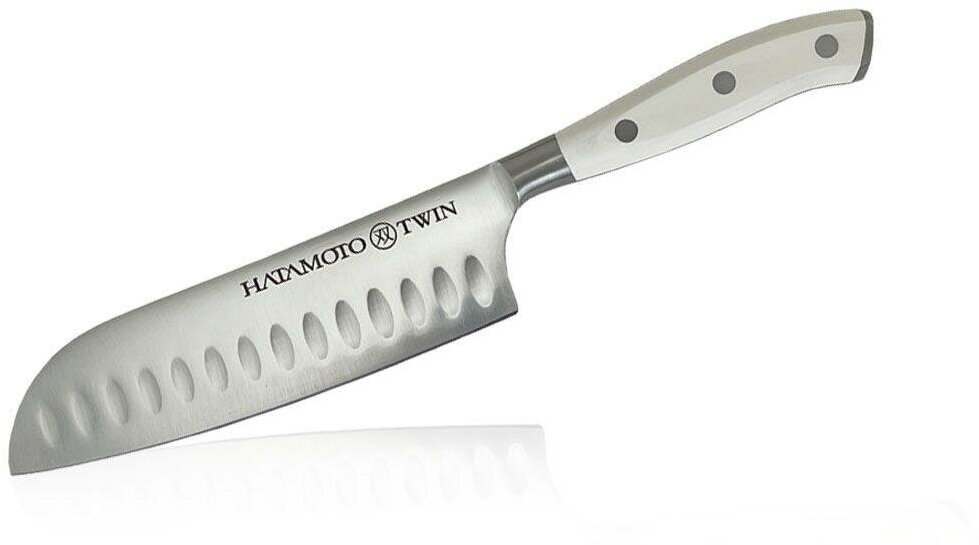 Кухонный Нож Японский Шеф Сантоку Hatamoto TW-003B
