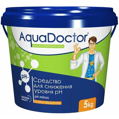 средство в гранулах для снижения уровня ph aquadoctor ph minus 5 кг AquaDoctor pH Minus 5 кг