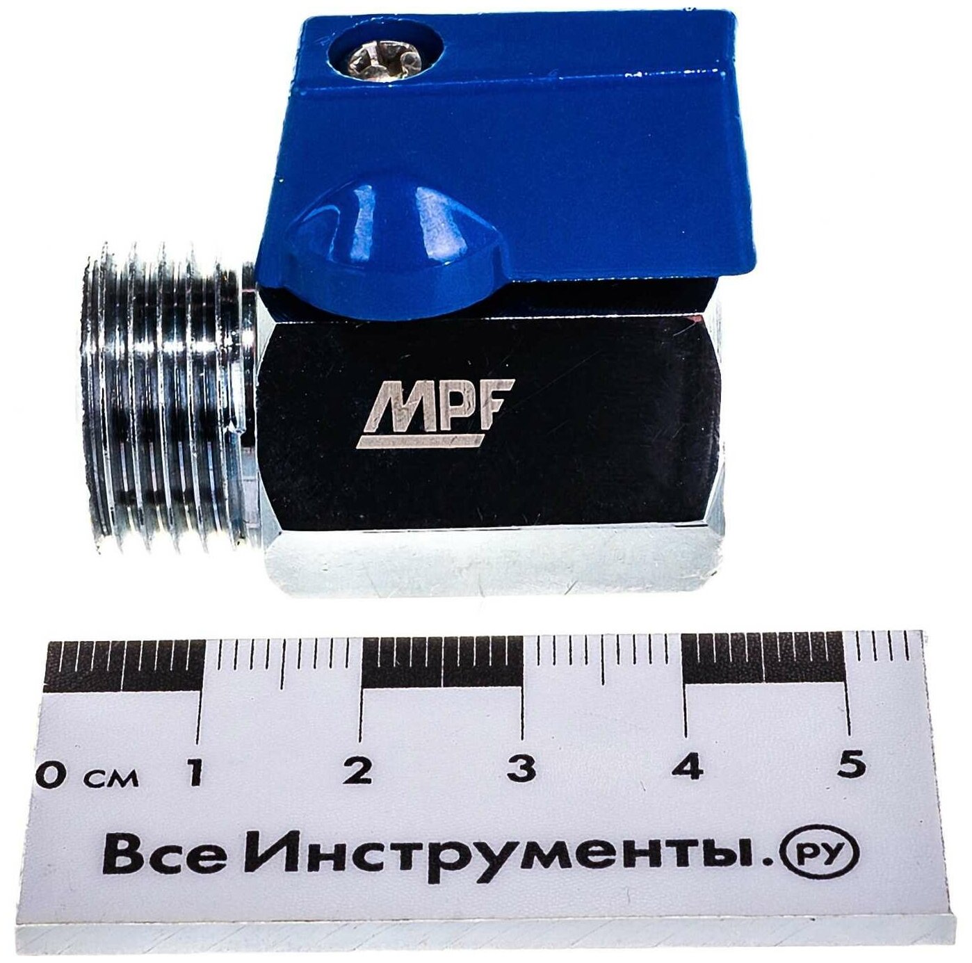 Кран-мини 1/2" в/н флажок MP-У