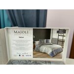 Комплект постельного белья Calina V9 Blue Majoli размер полуторный 160x220 - изображение