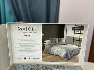 Фото Комплект постельного белья Calina V9 Blue Majoli размер полуторный 160x220