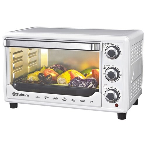 Мини-печь Sakura SA-7000BP SA-7000WP белый 549400₽