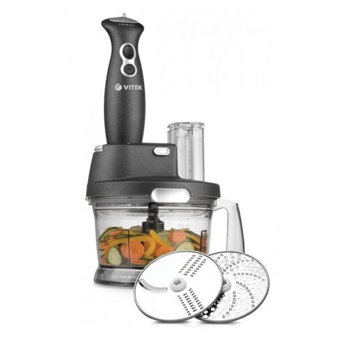 Блендер Погружной 700ВТ 1ПРЕДМЕТ С Чашей 7РЕЖИМОВ Турбо Графит Vitek VT-1476 GR 807900₽