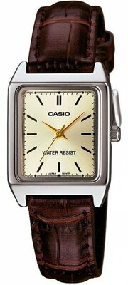 Наручные часы CASIO Collection LTP-V007L-9E, коричневый, золотой