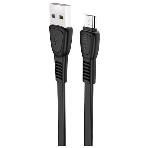 usb кабель hoco x40 noah microusb 2 4а 1м tpe черный Кабель Hoco X40 USB Micro 1м Black