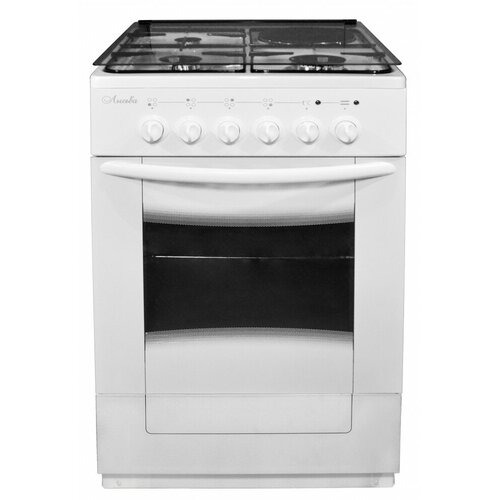 Комбинированная плита Лысьва ЭГ 13г01 М2С-2у белый стеклянная крышка 4437900₽