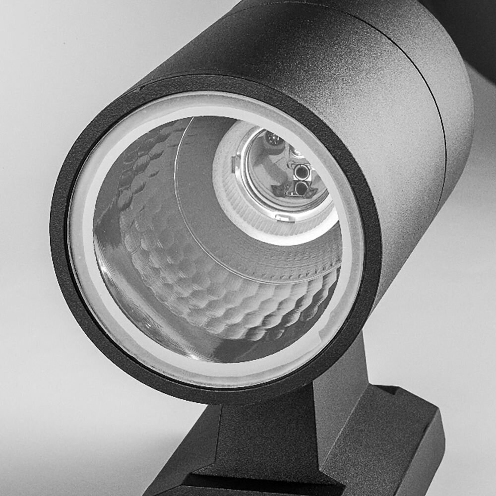 Feron Садово-парковый светильник DH0702 06294, E27, 120 Вт, цвет арматуры: черный, цвет плафона черный