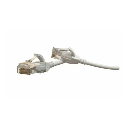 Hyperline Патч-корд U/UTP, категория 6 (100% Fluke Component Tested), 28AWG, LSZH, 1.5 м, PC-LPT-UTP-RJ45-RJ45-C6-1.5M-LSZH-WH патч корд hyperline wh 3м pc lpt sftp rj45 rj45 c6 3m lszh