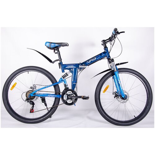 фото Велосипед nrg bikes camel 26"/16", blue-black-silver