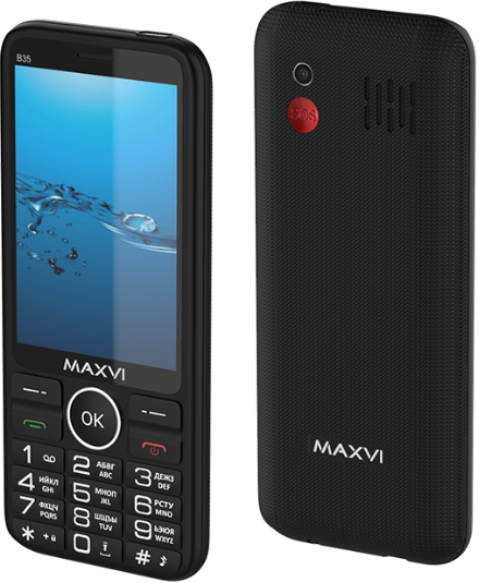 Мобильный телефон Maxvi B35 Чёрный