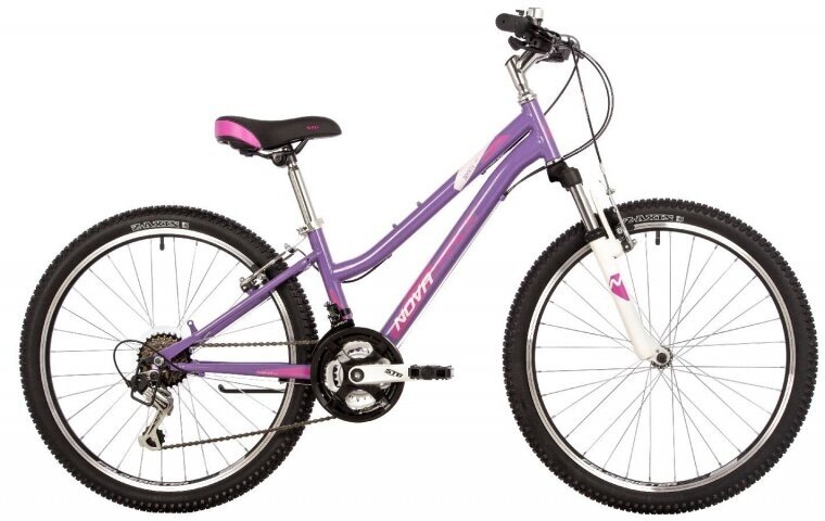 Велосипед 24 Novatrack JENNY PRO (6-ск.) Фиолетовый (рама 12) VL23