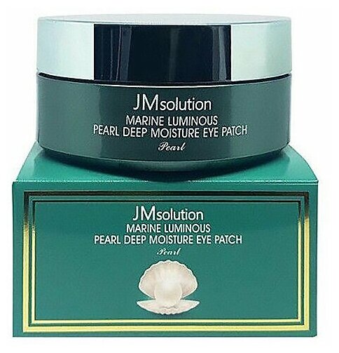 JMsolution Патчи с морскими минералами и жемчугом - Marine luminous pearl eye patch, 60шт