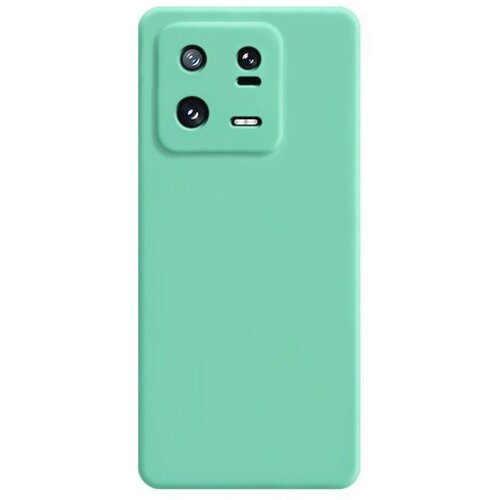 Накладка силиконовая Silicone Cover для Xiaomi 13 бирюзовая накладка силиконовая silicone cover для xiaomi 12t бирюзовая