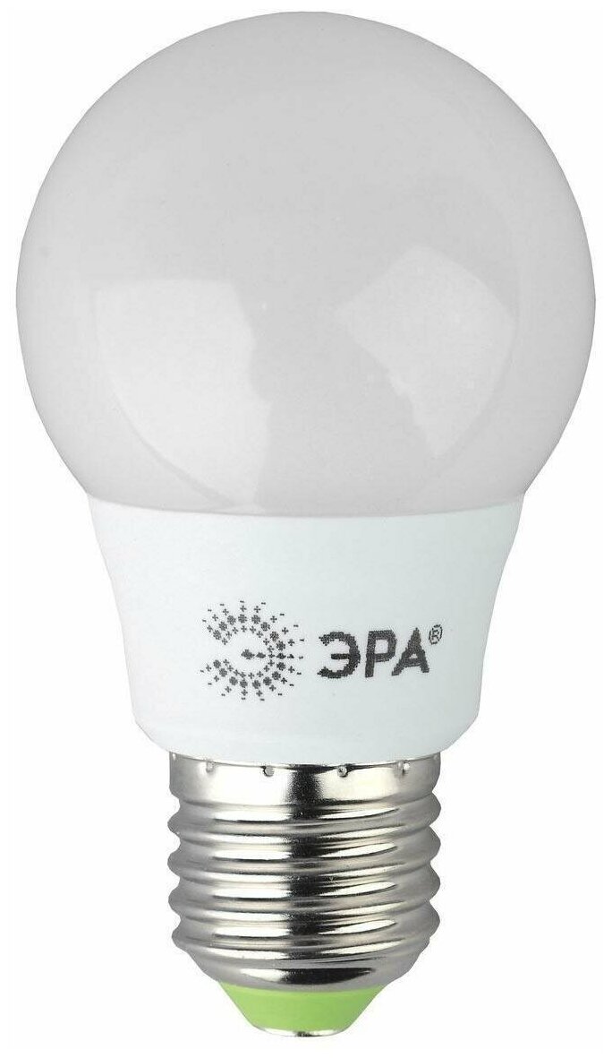фото Лампа светодиодная ЭРА E27 8W 2700K матовая LED A55-8W-827-E27 R Б0052659