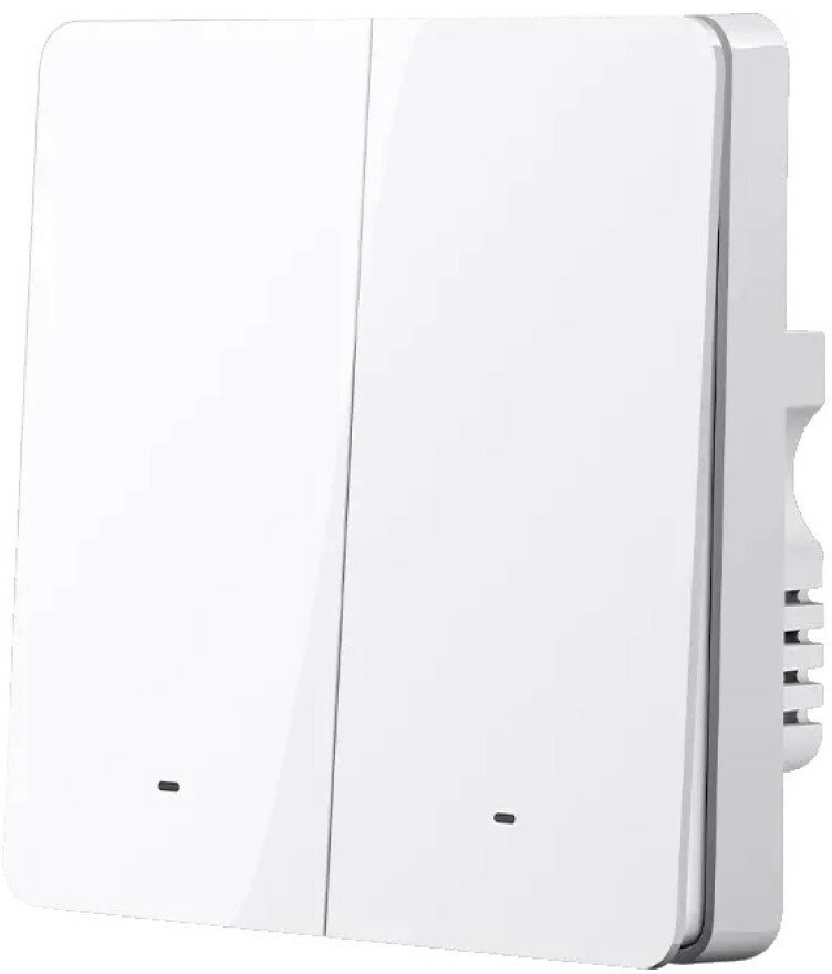 Умный выключатель двухклавишный Xiaomi Gosund Smart Wall Switch White (S5AM) - фотография № 1