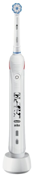 Электрическая зубная щетка Oral-B Pro 2 Junior Sensi Star Wars фото 1