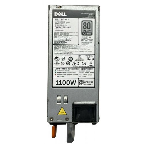 Резервный Блок Питания Dell GDPF3 1100W блок питания dell 6d1mj 1100w