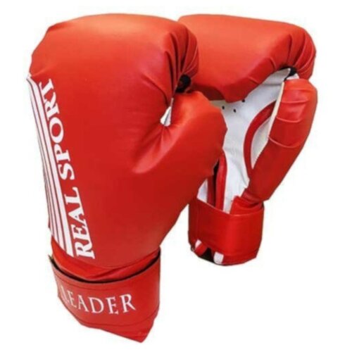Перчатки боксерские RealSport LEADER 4 унций, красный