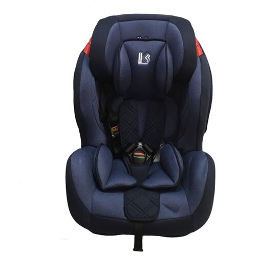 фото Автокресло группа 1/2/3 (9-36 кг) little king bq-06 isofix, синий меланж