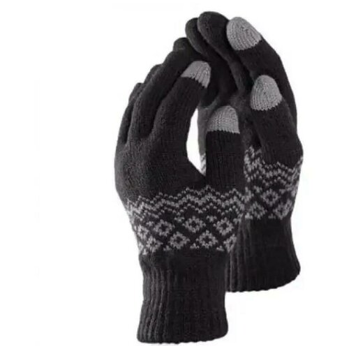 Теплые перчатки для сенсорных дисплеев Xiaomi FO Gloves Touch Screen Warm Velvet, цвет: Чёрный