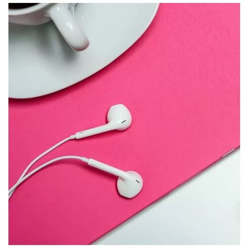 Качественные Наушники -Гарнитура для спорта HEADPHONES FOR GYMS Классические проводные вкладыши Белый 110000₽