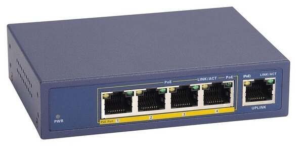 4-портовый PoE коммутатор TBTec TBP-4104