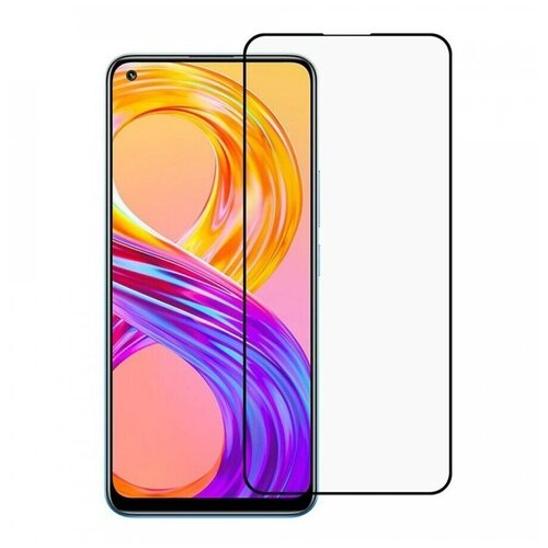 Стекло защитное 3D для realme 8i с олеофобным антибликовым покрытием