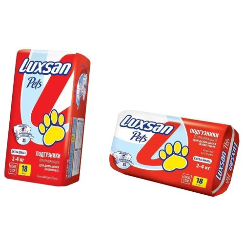 фото Подгузники для собак Luxsan Pets XSmall 18 шт.