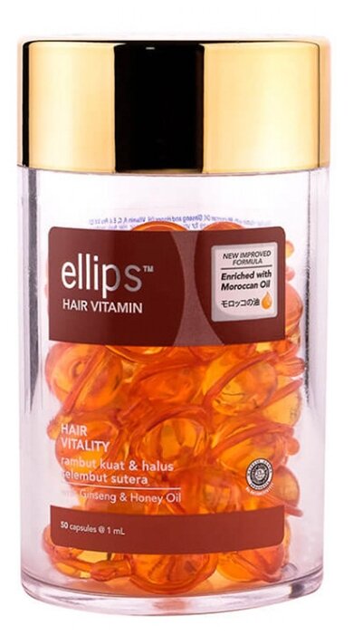 фото Ellips Hair Vitamin масло Hair Vitality для питания ломких и жестких волос