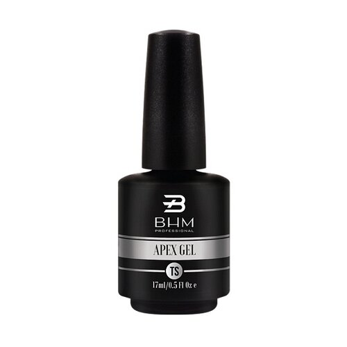 BHM Professional Верхнее покрытие APEX GEL Top Extra Shine без липкого слоя, бесцветный, 17 мл bhm professional верхнее покрытие apex gel top прозрачный 7 мл