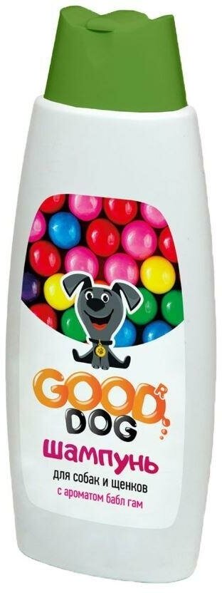 Good Dog шампунь для щенков и собак с ароматом Bubble Gum 250мл