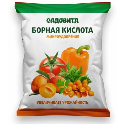 Микроудобрение Борная кислота 10г. 5 шт